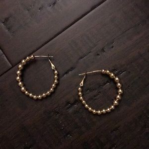 Anna and Ava gold hoop earrings